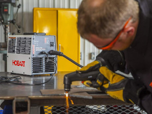 a plasma cutter on a table