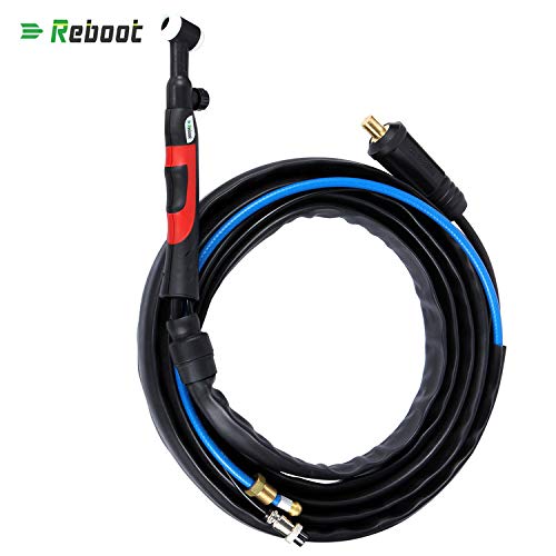 Rebbot TIG Welding Torch Welding Gun WP17FV with 13 Feet 4M TIG Welder Adapter for High-Frequency Lift
