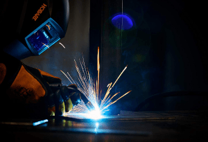 a welder for sheet metal