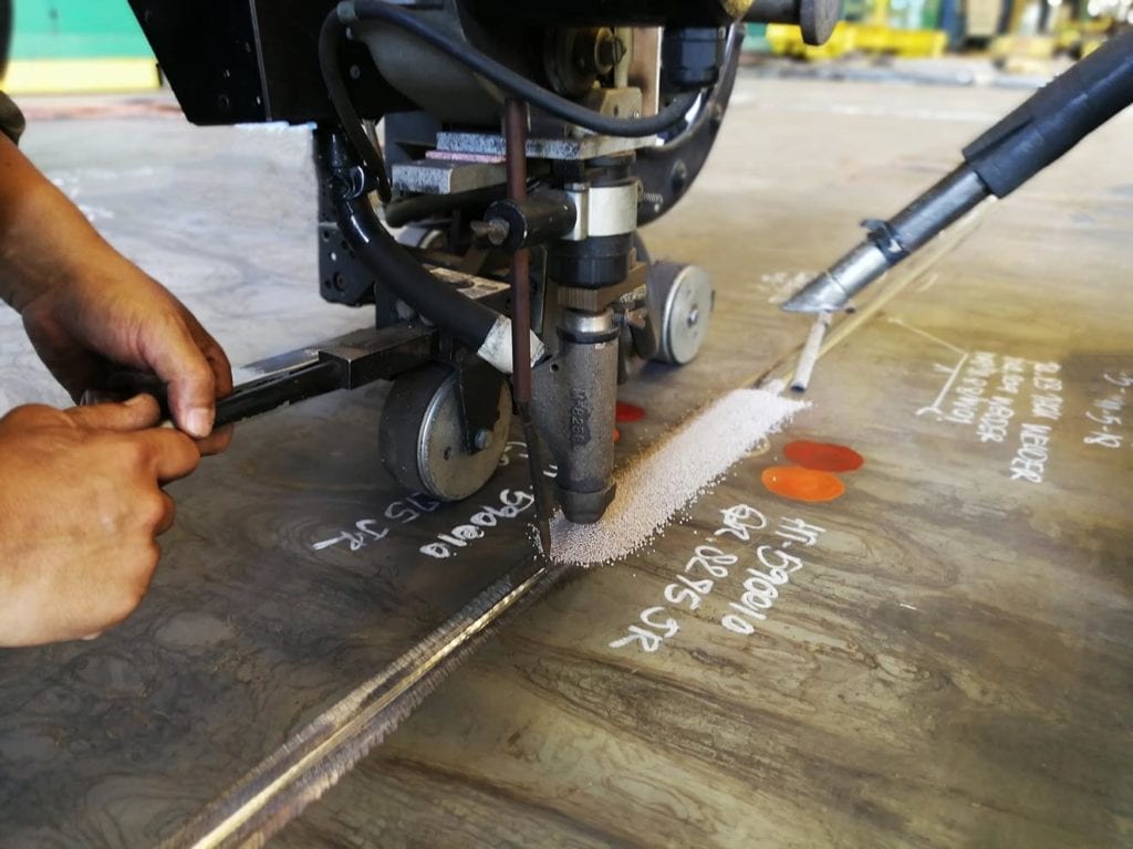 Submerged arc welding