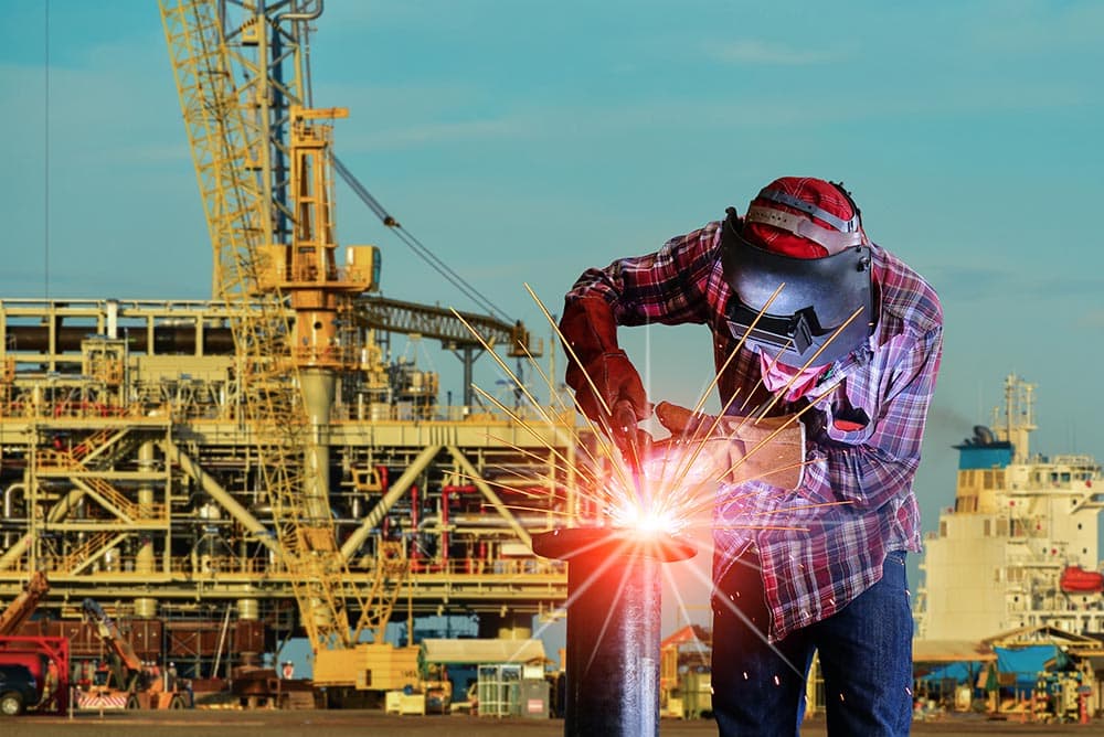 oil rig welder