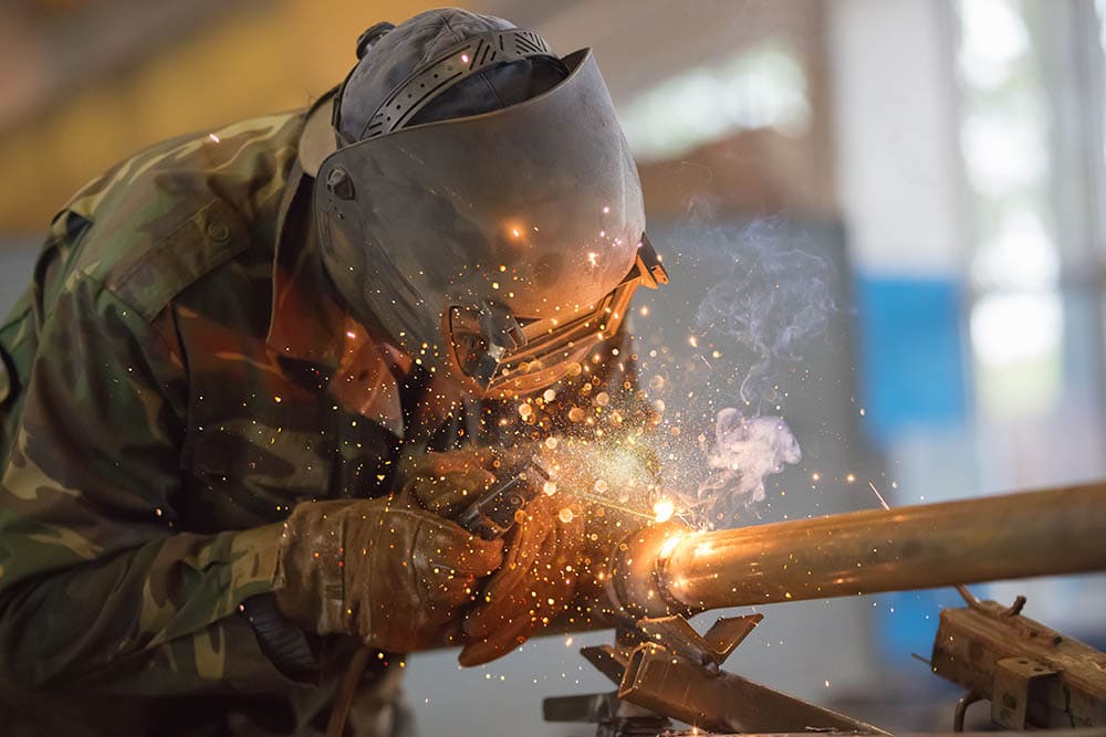 military support welder