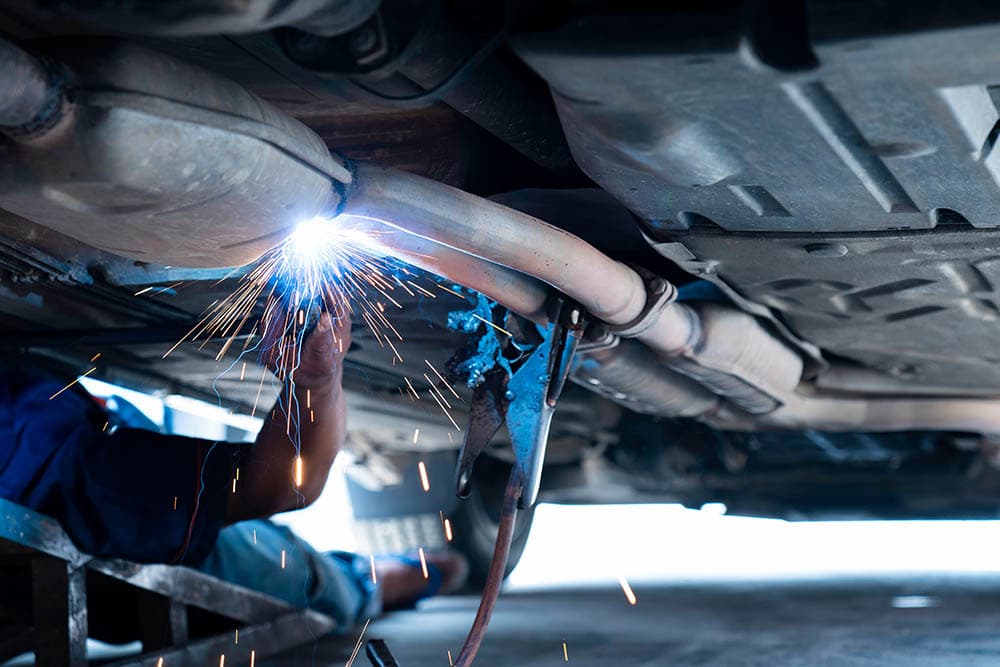 How to Weld a Catalytic Converter 